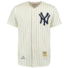 Load image into Gallery viewer, Yogi Berra New York Yankees Mitchell &amp; Ness Throwback 1951 Jersey - Cream/Navy