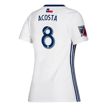 Load image into Gallery viewer, Women's Fc Dallas Bryan Acosta White 2019 Secondary Player Jersey