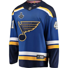 Load image into Gallery viewer, Robert Bortuzzo St. Louis Blues 2019 Stanley Cup Final Bound Breakaway Player Jersey – Blue