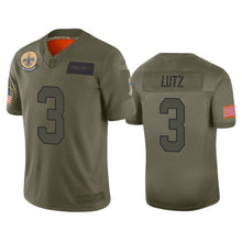 Load image into Gallery viewer, Wil Lutz Saints 2019 Salute To Service Camo Limited Men Jersey NFL Jersey