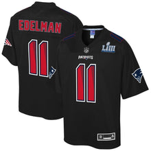 Load image into Gallery viewer, Super Bowl Merchandise Julian Edelman New England Patriots Nfl Pro Line By Super Bowl Liii Champions Fashion Player Jersey Black