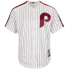 Load image into Gallery viewer, Philadelphia Phillies Philadelphia Phillies Majestic Cooperstown Cool Base Team Jersey White Red