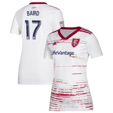 Load image into Gallery viewer, Women&#39;s Real Salt Lake Corey Baird White 2019 Secondary Player Jersey