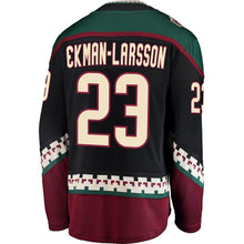 Load image into Gallery viewer, Oliver Ekman-Larsson Arizona Coyotes Premier Breakaway Player Jersey - Black NHL Jersey