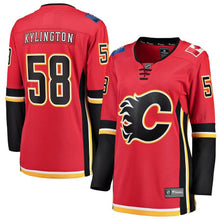 Load image into Gallery viewer, Oliver Kylington Calgary Flames Women's Home Breakaway Player Jersey - Red NHL Women Jersey