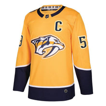 Load image into Gallery viewer, Roman Josi Nashville Predators Home Player Jersey - Gold NHL Jersey