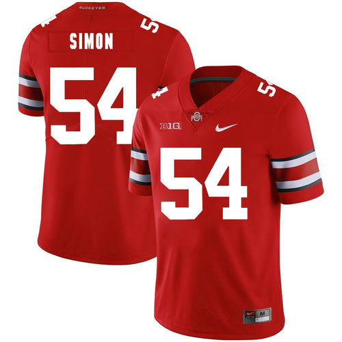 Ohio State John Simon 54 Red 2 Football Jersey