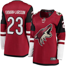 Load image into Gallery viewer, Oliver Ekman-Larsson Arizona Coyotes  Women's Home Breakaway Player Jersey - Maroon NHL Women Jersey