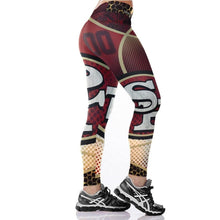 Load image into Gallery viewer, Sans Francisco 49Ers Slim Fitness 3D Printing Leggings