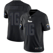 Load image into Gallery viewer, Rams #16 Goffimpact Black Color Rush Limited Jersey - NFL Jersey