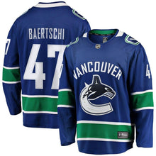 Load image into Gallery viewer, Sven Baertschi Vancouver Canucks Breakaway Player Jersey - Blue NHL Jersey