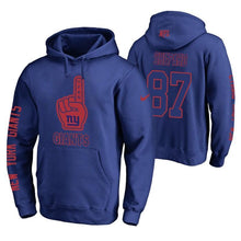 Load image into Gallery viewer, Sterling Shepard 87 Giants No.1 Fan Pullover Hoodie NFL Men's Hoodie