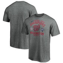 Load image into Gallery viewer, Washington Nationals  2019 National League Champions Breaking Ball Tri-Blend T-Shirt - Gray MLB T-shirt