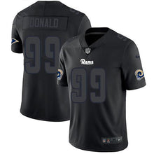Load image into Gallery viewer, Rams #99 Donaldimpact Black Color Rush Limited Jersey - NFL Jersey