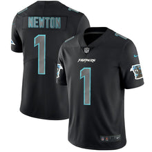Load image into Gallery viewer, Panthers #1 Newtonimpact Black Color Rush Limited Jersey - NFL Jersey