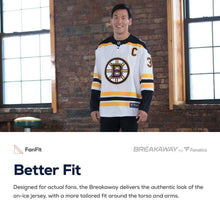 Load image into Gallery viewer, Patrice Bergeron Boston Bruins Breakaway Player Jersey - Black NHL Jersey