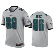 Load image into Gallery viewer, Zach Ertz Eagles Inverted Legend Silver Men Jersey - NFL Jersey