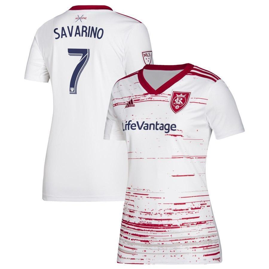 Women's Real Salt Lake Jefferson Savarino White 2019 Secondary Player Jersey