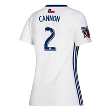 Load image into Gallery viewer, Women's Fc Dallas Reggie Cannon White 2019 Secondary Player Jersey