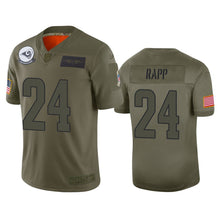 Load image into Gallery viewer, Taylor Rapp Rams 2019 Salute To Service Camo Limited Men Jersey NFL Jersey