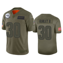 Load image into Gallery viewer, Todd Gurley Rams 2019 Salute To Service Camo Limited Men Jersey NFL Jersey