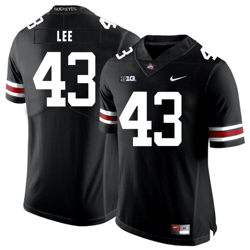 Ohio State Darron Lee 43 Black 2 Football Jersey