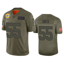 Load image into Gallery viewer, Za&#39;darius Smith Packers 2019 Salute To Service Camo Limited Men Jersey NFL Jersey