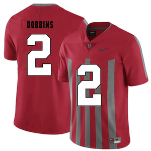 Ohio State J.K Dobbins 2 Red 1 Football Jersey