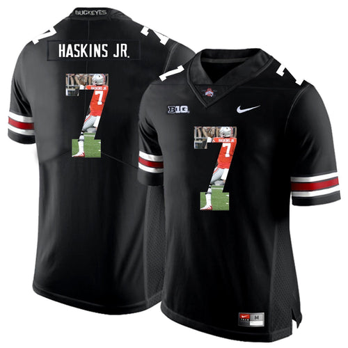 Ohio State Dwayne Haskins 7 Digital Art Black 2 Football Jersey