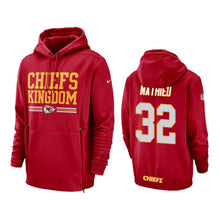 Load image into Gallery viewer, Tyrann Mathieu Chiefs Sideline Lockup Red Men  Hoodie NFL Men's Hoodie
