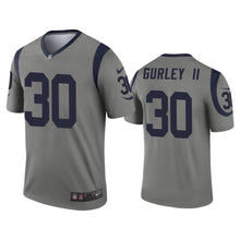 Load image into Gallery viewer, Todd Gurley Ii Rams Inverted Legend Gray Men Jersey - NFL Jersey