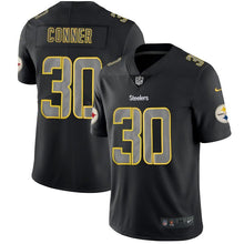 Load image into Gallery viewer, Steelers #30 Connerimpact Black Color Rush Limited Jersey - NFL Jersey