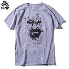 Load image into Gallery viewer, Top Quality Cotton heisenberg funny men t shirt casual short sleeve breaking bad
