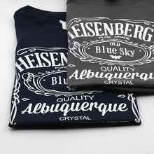 Load image into Gallery viewer, Top Quality Cotton heisenberg funny men t shirt casual short sleeve breaking bad