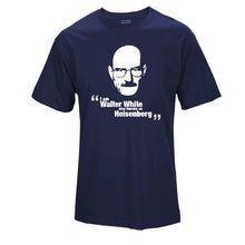 Load image into Gallery viewer, Top Quality Cotton heisenberg funny men t shirt casual short sleeve breaking bad