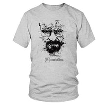 Load image into Gallery viewer, Top Quality Cotton heisenberg funny men t shirt casual short sleeve breaking bad