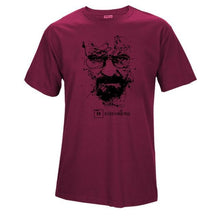 Load image into Gallery viewer, Top Quality Cotton heisenberg funny men t shirt casual short sleeve breaking bad