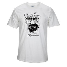 Load image into Gallery viewer, Top Quality Cotton heisenberg funny men t shirt casual short sleeve breaking bad