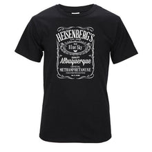 Load image into Gallery viewer, Top Quality Cotton heisenberg funny men t shirt casual short sleeve breaking bad