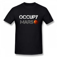 Load image into Gallery viewer, Space X T shirt Tesla Tees Casual Top design Popualr Occupy Mars 100% Cotton