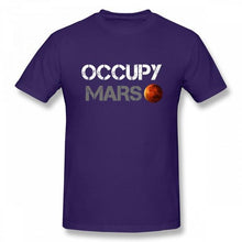 Load image into Gallery viewer, Space X T shirt Tesla Tees Casual Top design Popualr Occupy Mars 100% Cotton